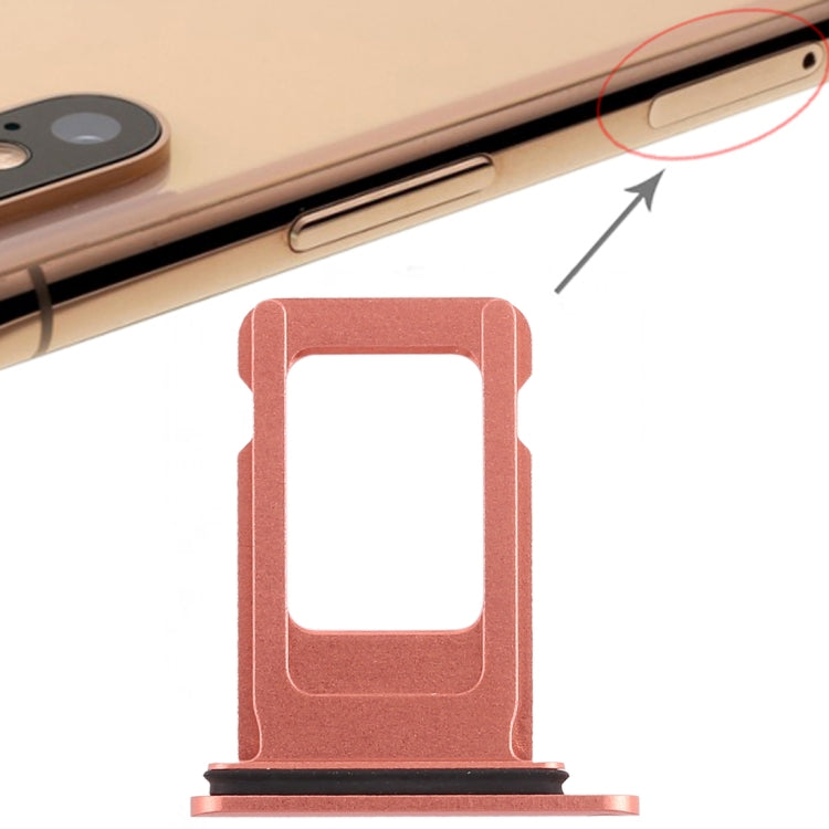 SIM Card Tray for iPhone XR (Single SIM Card)(Rose Gold) by buy2fix