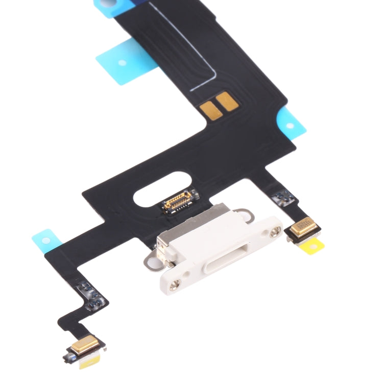 Original Charging Port Flex Cable for iPhone XR (White) by buy2fix