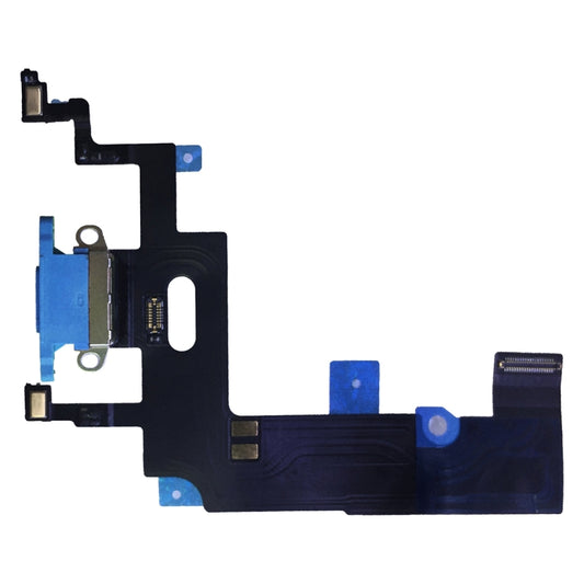 Charging Port Flex Cable for iPhone XR(Blue) by buy2fix