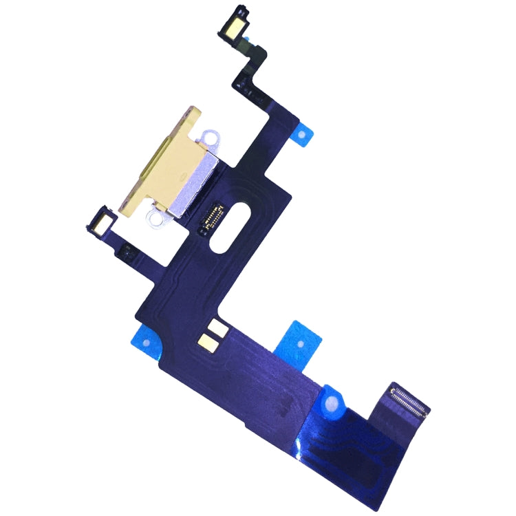 Charging Port Flex Cable for iPhone XR(Yellow) by buy2fix
