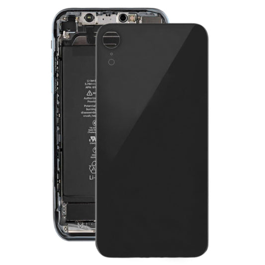 Back Cover with Adhesive for iPhone XR(Black) by buy2fix