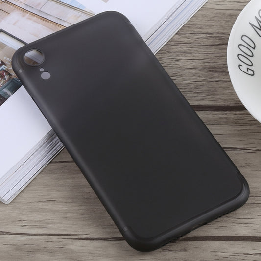 For iPhone XR Ultra-thin Frosted PP Case(Black) by buy2fix
