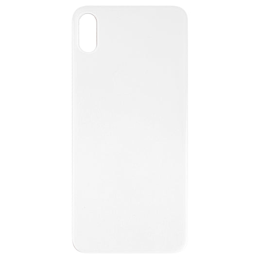 Easy Replacement Big Camera Hole Glass Back Battery Cover with Adhesive for iPhone XS(White) by buy2fix