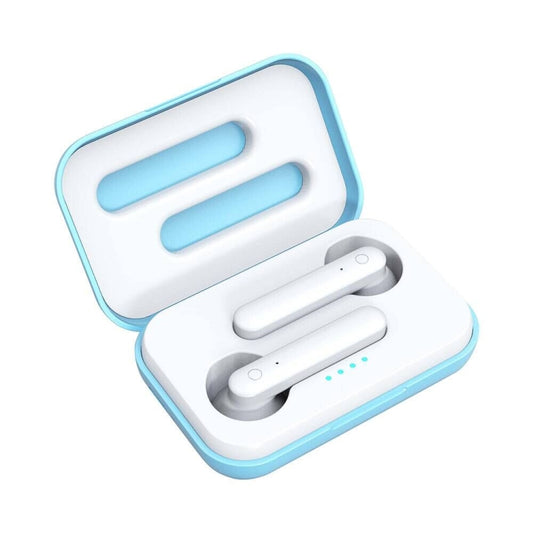 X26 TWS Bluetooth 5.0 Wireless Touch Bluetooth Earphone with Magnetic Attraction Charging Box, Support Voice Assistant & Call(Blue) by buy2fix