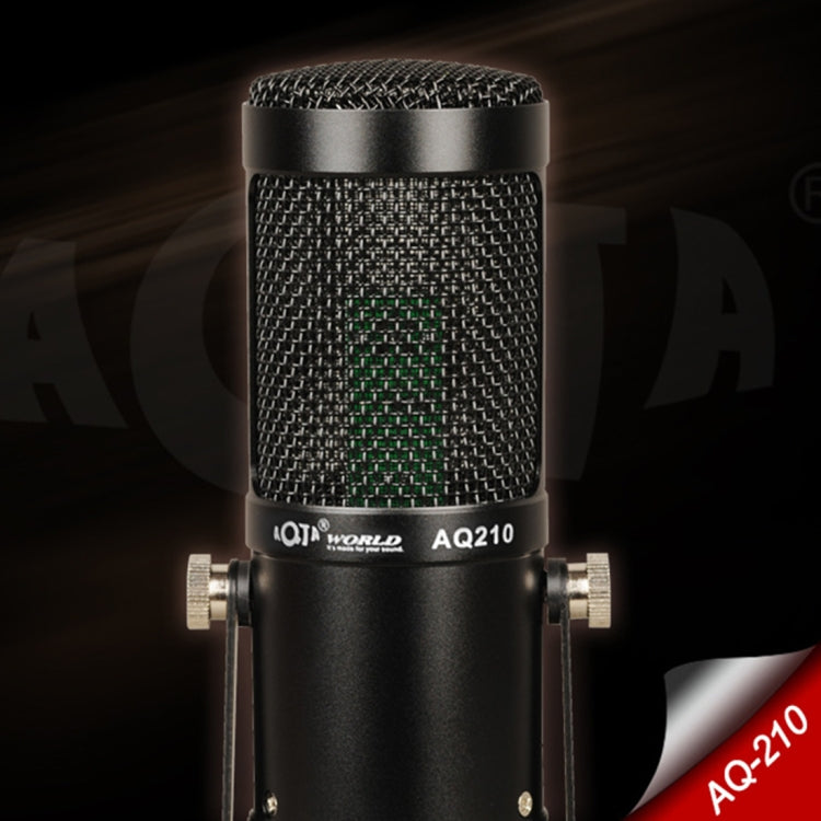AQ-210 K Song Live Recording Capacitor Microphone by buy2fix