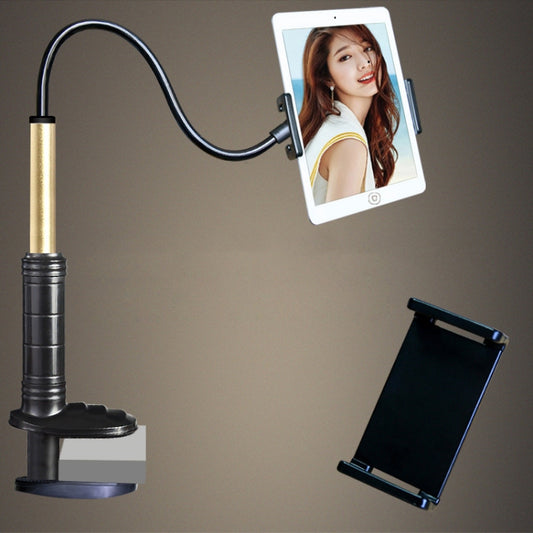 Aluminum-magnesium Alloy Free-Rotating Lazy Bracket Universal Mobile Phones Tablet PC Stand, Suitable for 4-12.9 inch Mobile Phones / Tablet PC, Length: 1m(Black Gold) by buy2fix