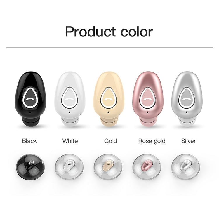 YX01 Sweatproof Bluetooth 4.1 Wireless Bluetooth Earphone with Charging Box, Support Memory Connection & HD Call(Flesh Color) by buy2fix