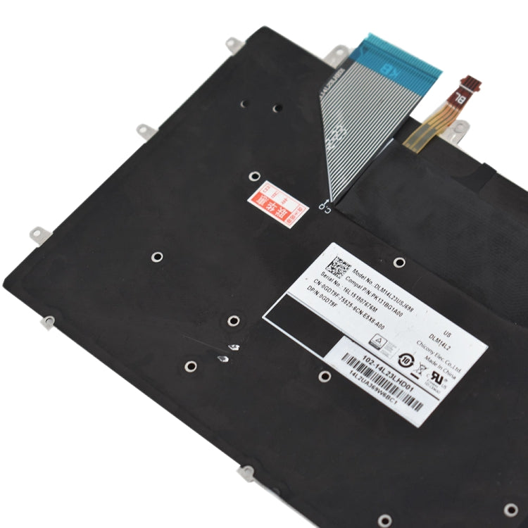 US Keyboard with Backlight for Dell xps 15 9550 9560 (Black) by buy2fix