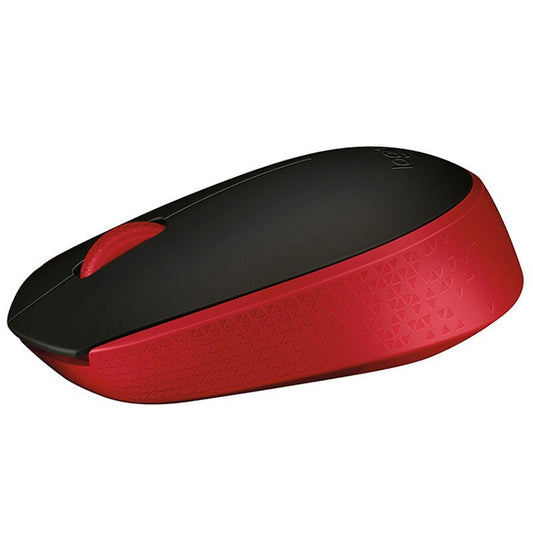 Logitech M171 1000DPI USB Wireless Mouse with 2.4G Receiver (Red) by Logitech