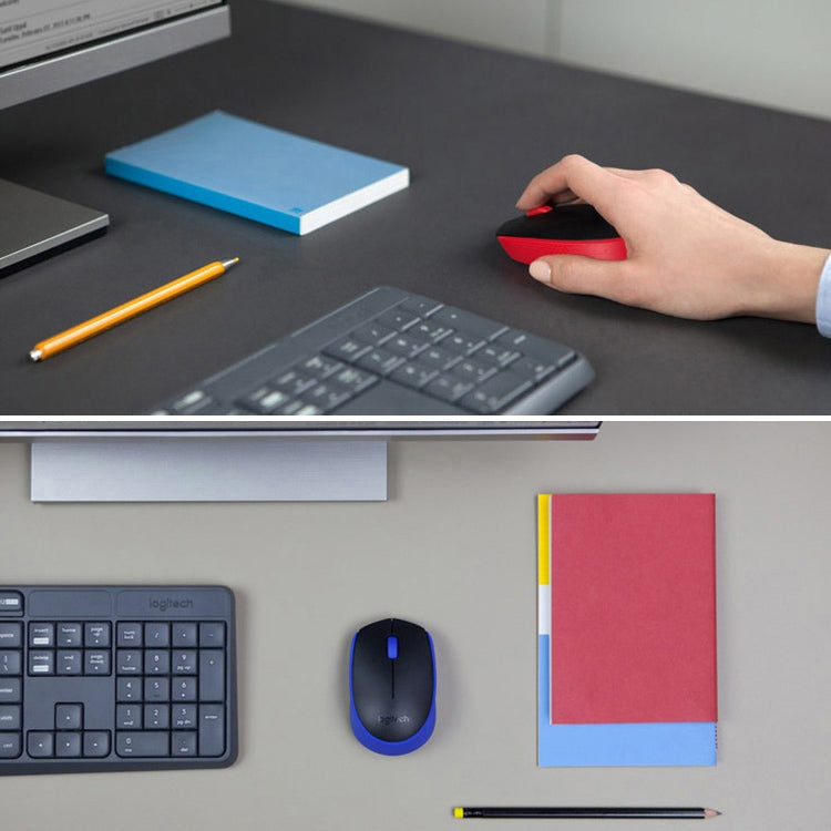 Logitech M171 1000DPI USB Wireless Mouse with 2.4G Receiver (Red) by Logitech