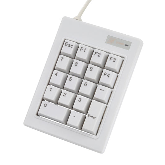 DX-18A 18-keys USB Wired Mechanical Black Shaft Mini Numeric Keyboard (White) by buy2fix