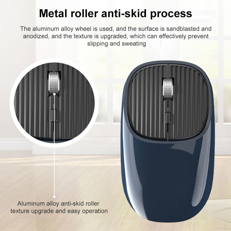 MKESPN SXS-5600 Type-C Rechargeable 2.4G Wireless Mouse(Red) by MKESPN