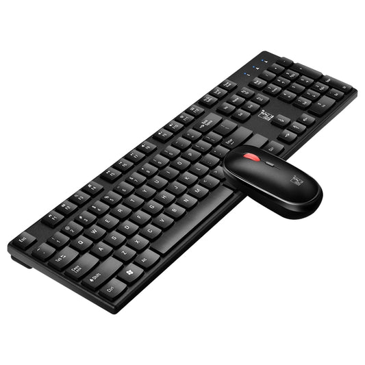 ZGB 8820 Candy Color Wireless Keyboard + Mouse Set (Black) by Chasing Leopard