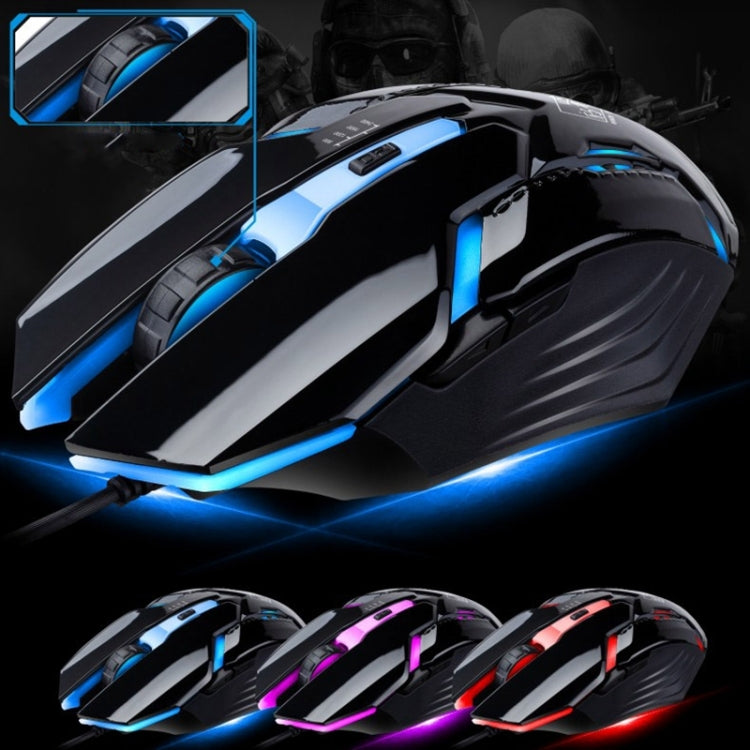 Chasing Leopard G700 USB RGB Backlight Wired Optical Gaming Mouse and Keyboard Set, Keyboard Cable Length: 1.35m, Mouse Cable Length: 1.3m(Black) by Chasing Leopard