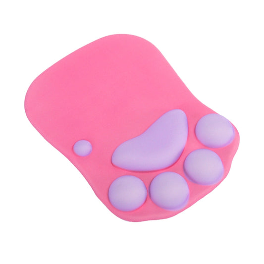 MONTIAN Cat Claw Shape Slow Soft Bracer Non-slip Silicone Mouse Pad (Rose Red) by REMAX