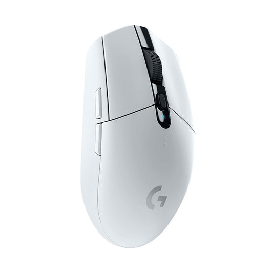 Logitech G304 LIGHTSPEED 12000 DPI 6 Programmable Buttons HERO Sensor Wireless Gaming Mouse (White) by Logitech