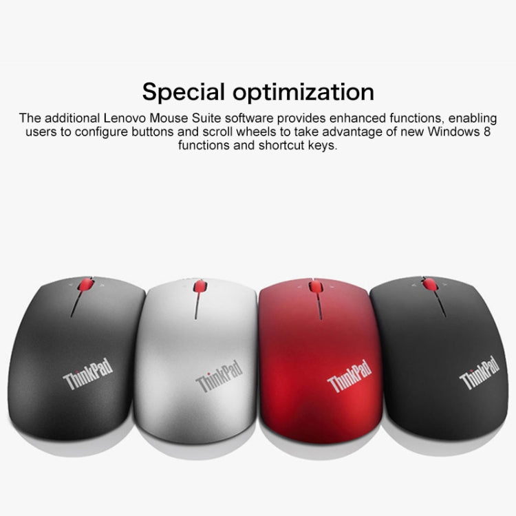 Lenovo ThinkPad Office Blue-ray Wireless Frosted Mouse (Black) by Lenovo