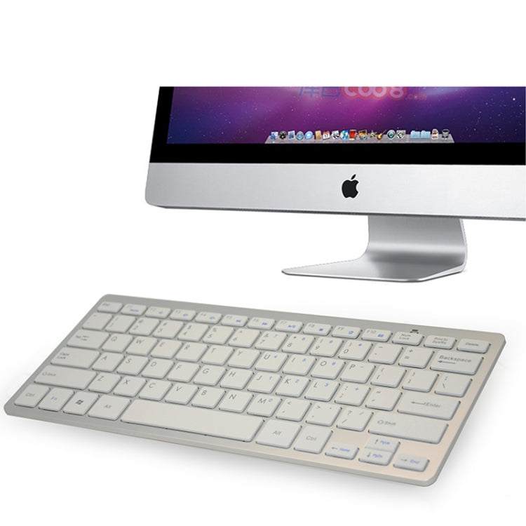 KM-808 2.4GHz Wireless Multimedia Keyboard + Wireless Optical Pen Mouse with USB Receiver Set for Computer PC Laptop, Random Pen Mouse Color Delivery(White) by buy2fix