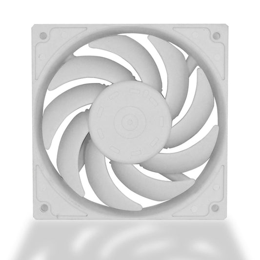 F120 Computer CPU Radiator Cooling Fan (White) by buy2fix