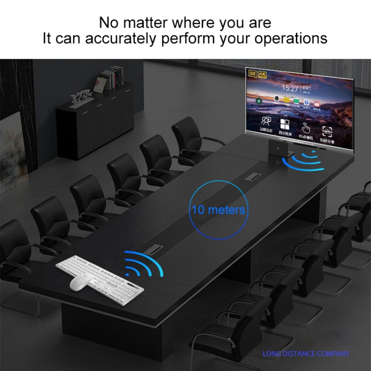 YINDIAO V3 Max Business Office Silent Wireless Keyboard Mouse Set (Black) by YINDIAO