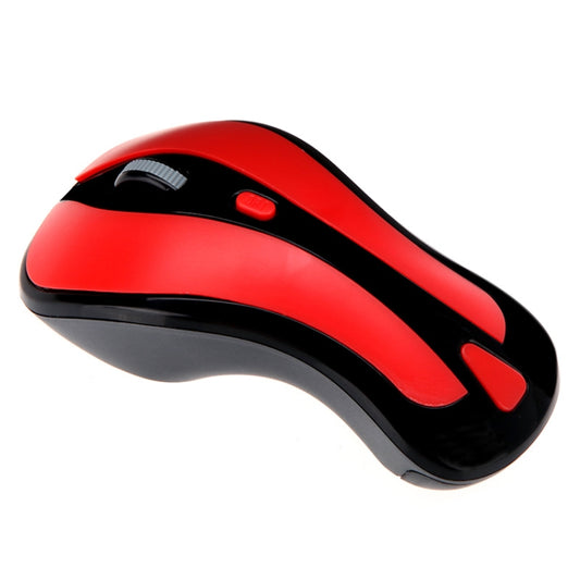 PR-01 6D Gyroscope Fly Air Mouse 2.4G USB Receiver 1600 DPI Wireless Optical Mouse for Computer PC Android Smart TV Box (Red + Black) by buy2fix