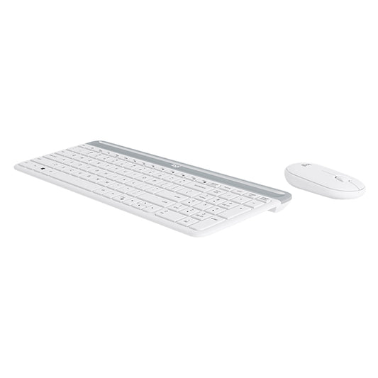 Logitech MK470 Wireless Silence Keyboard Mouse Set (White) by Logitech