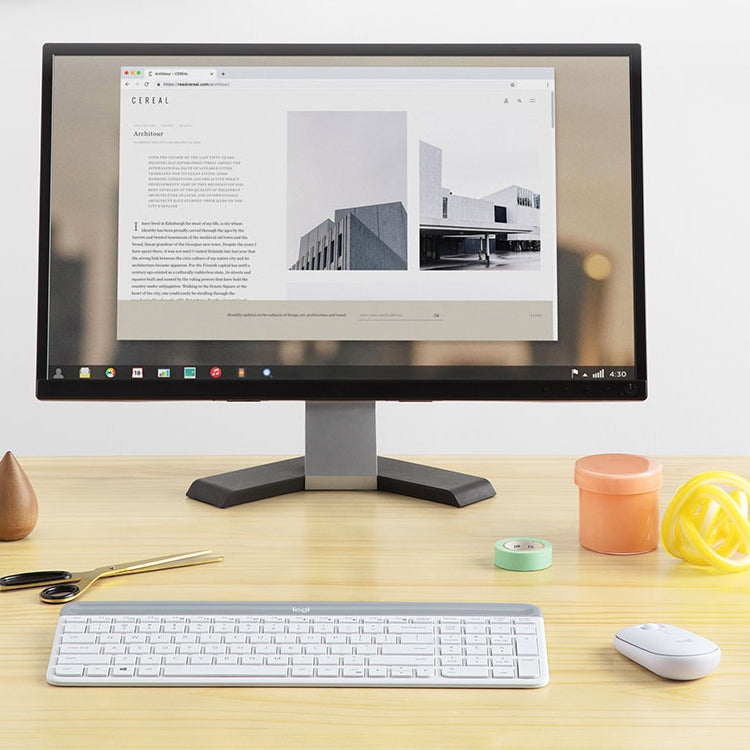 Logitech MK470 Wireless Silence Keyboard Mouse Set (Black) by Logitech