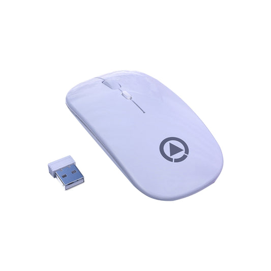 YINDIAO A2 2.4GHz 1600DPI 3-modes Adjustable Wireless Silent Mouse, Battery Powered(White) by YINDIAO