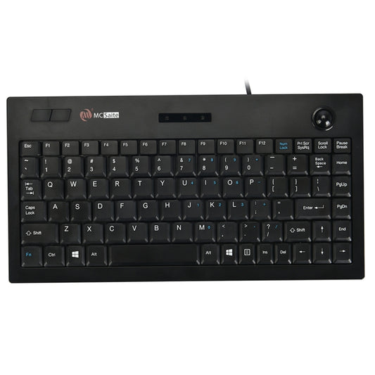 MC Saite MC-9712 Wired 88 Keys Multimedia Computer Keyboard with Trackball for Windows by MC Saite