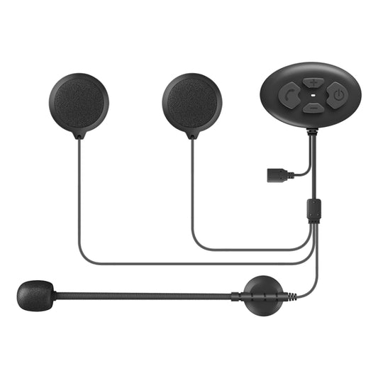 Dier DK12 800m Helmet Wireless Bluetooth Headset 5.0 Waterproof Double Motorcycle Call Headset With Intercom Function by buy2fix