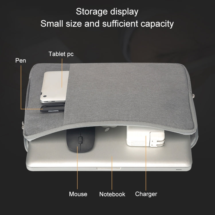 POFOKO C210 13.3 inch Denim Business Laptop Liner Bag(Pink) by POFOKO