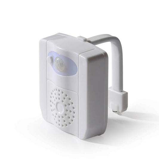 16-colors PIR Motion Sensor + Light Sensor UV Sterilization Aromatherapy LED Light, Home Toilet Bathroom Seat Night Light, DC 5V by buy2fix