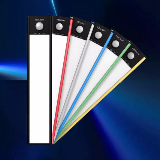 40cm Original Xiaomi Youpin YEELIGHT LED Smart Human Motion Sensor Light Bar Rechargeable Wardrobe Cabinet Corridor Wall Lamps(Blue) by Xiaomi