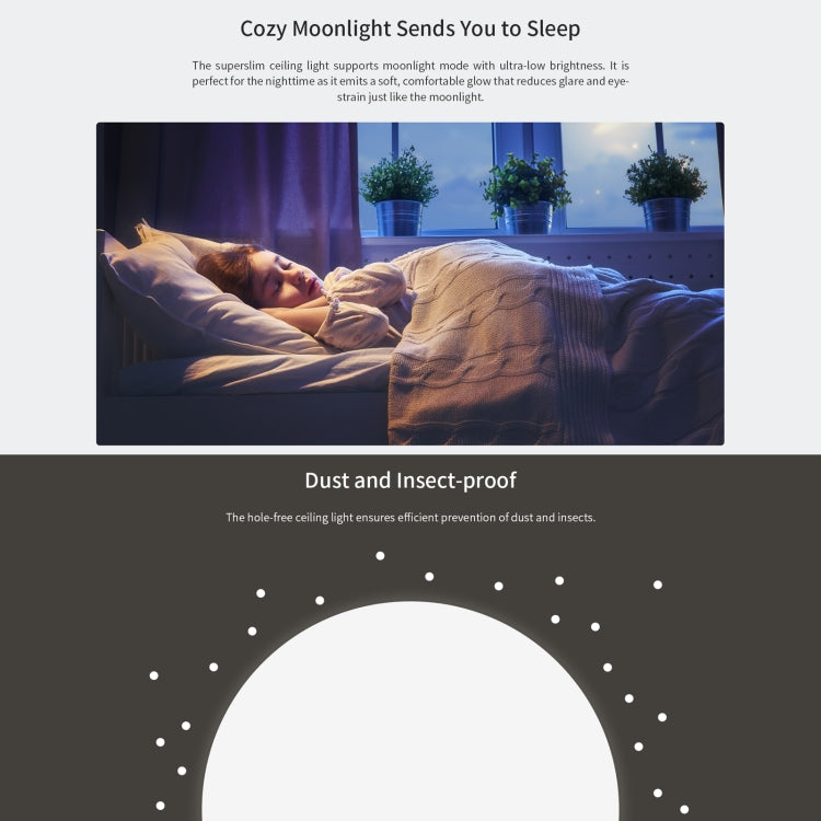 Yeelight Ultrathin Smart LED Ceiling Light, Diameter: 30cm by Yeelight