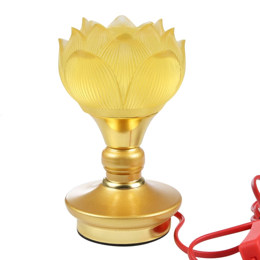 2pcs Household LED Lotus Lights for Buddha Electronic Altar Lamp, CN Plug(Colorful Light) by buy2fix