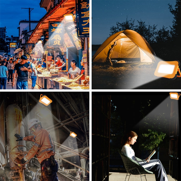 50W 32 LEDs Solar Portable Camping Light Magnetic Lighting Emergency Light with Four Levels of Brightness & Power Bank & Battery Indicator by buy2fix