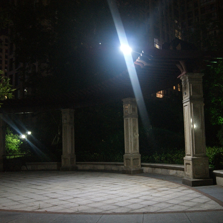 3.8W 48 Two-color LEDs Outdoor Waterproof Solar Wall Light Sensor Garden Light Street Light with Pole, Luminous Flux: 450lm(White) by buy2fix