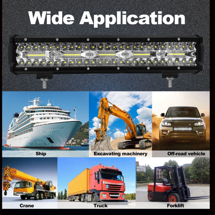 15 inch 75W 7500LM 6000K LED Strip Working Refit Off-road Vehicle Lamp Roof Strip Light by buy2fix