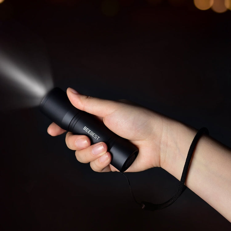 Original Xiaomi Youpin BEEBEST Portable Flashlight,Support Three-gear Mode(Black) by Xiaomi