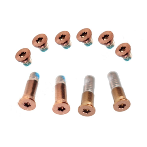 10 in 1 Bottom Cover Screws Set for Macbook Air Retina 13 inch A1932 2018 EMC3184 (Gold) by buy2fix