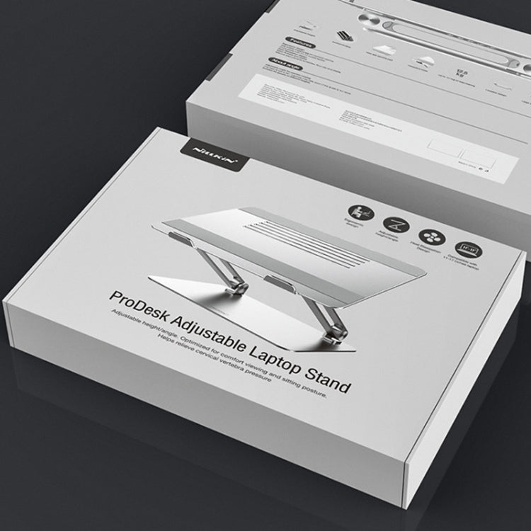 NILLKIN ProDesk Adjustable Aluminum Alloy Laptop Notebook Stand Holder (Silver) by NILLKIN
