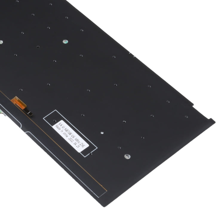 For Asus Vivobook X512 X512D X512DA X512F X512FA X512U US Version Keyboard with Backlight (Silver) by buy2fix