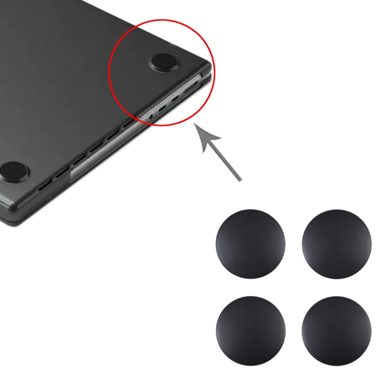 For MacBook Pro A2289 A2251 A2159 A2179 A2337 A2338 A2141 4 in 1 Bottom Case Rubber Mats by buy2fix