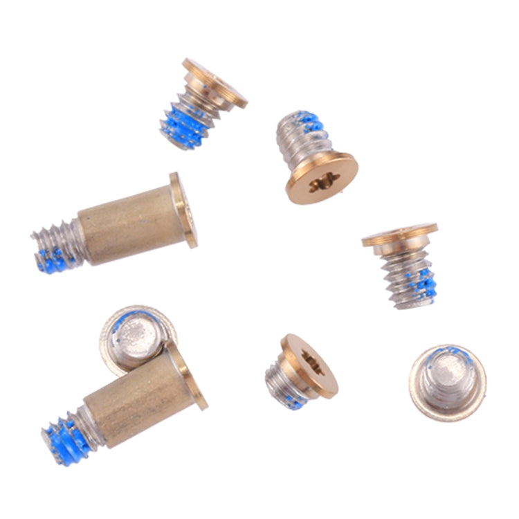 8 in 1 for Macbook 12 inch A1534 Computer Case Bottom Cover Screws (2 Long + 6 Short)(Gold) by buy2fix