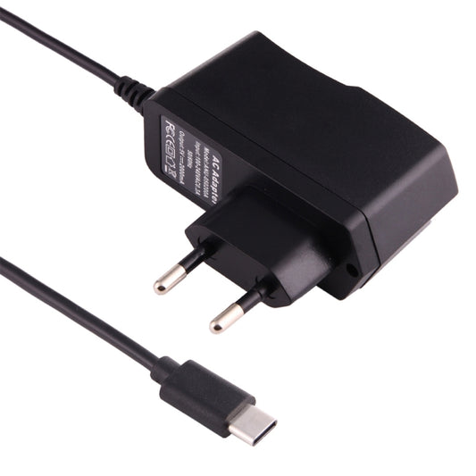 5V 2A USB-C / Type-C Port Charger for Macbook, Google, LG, Huawei, Nokia, Microsoft, Xiaomi, OnePlus, Letv, Meizu, other Smartphones or Tablets, EU Plug by buy2fix