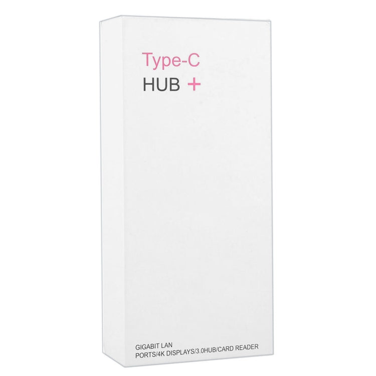 8 in 1 Hub Type-C HUB+ USB-C / Type-C to USB-C / Type-C & HDMI & SD & TF & 2 USB & VGA & Rj45 Adapter by buy2fix