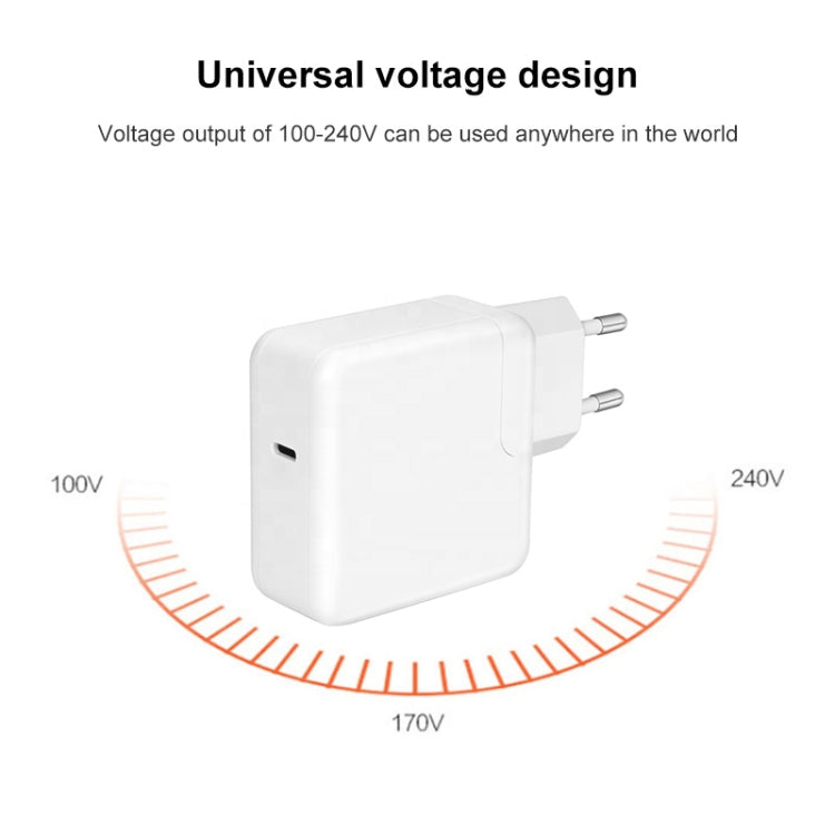 30W USB-C / Type-C 3.1 Port Power Charger Adapter, EU Plug(White) by buy2fix