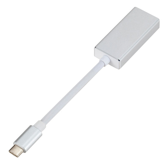USB-C / Type-C 3.1 Male to DP Female HD Converter, Length: 12cm (Silver) by buy2fix