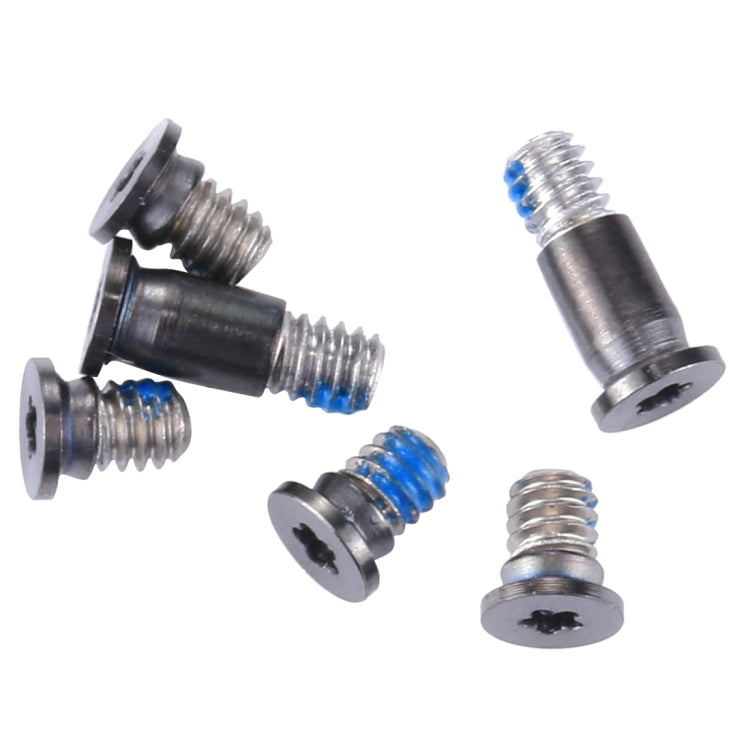 6 in 1 for Macbook Pro 13.3 inch with Touchbar A1706 Computer Case Bottom Cover Screws (2 Long + 4 Short)(Grey) by buy2fix