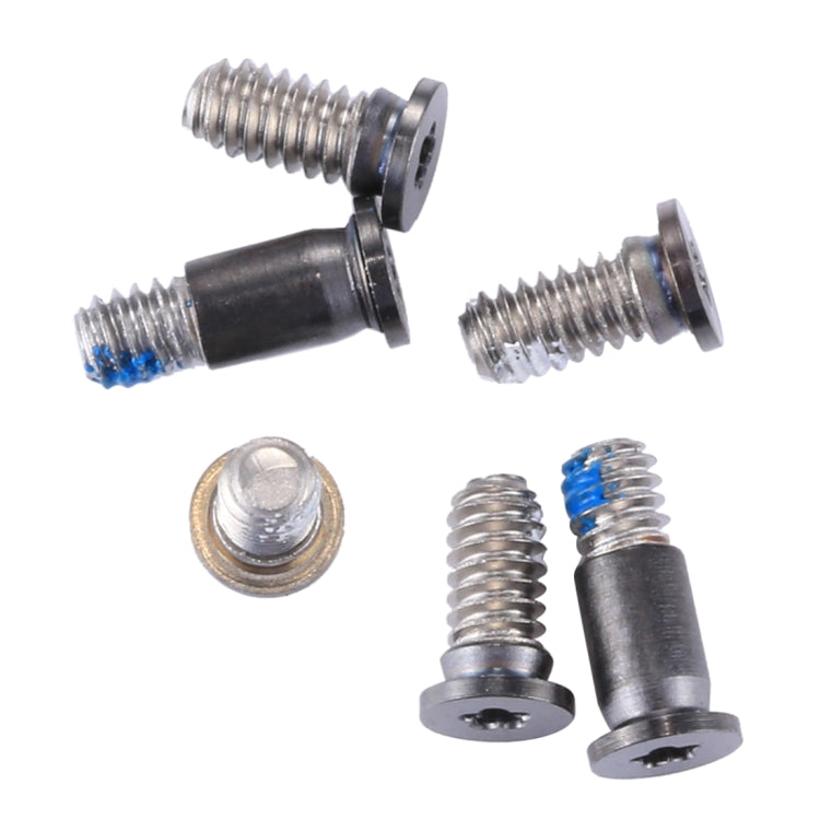 6 in 1 for Macbook Pro 15.4 inch with Touchbar A1707 Computer Case Bottom Cover Screws(Grey) by buy2fix